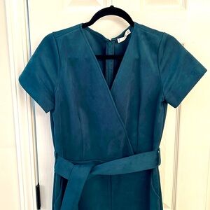 Suede Green Jumpsuit